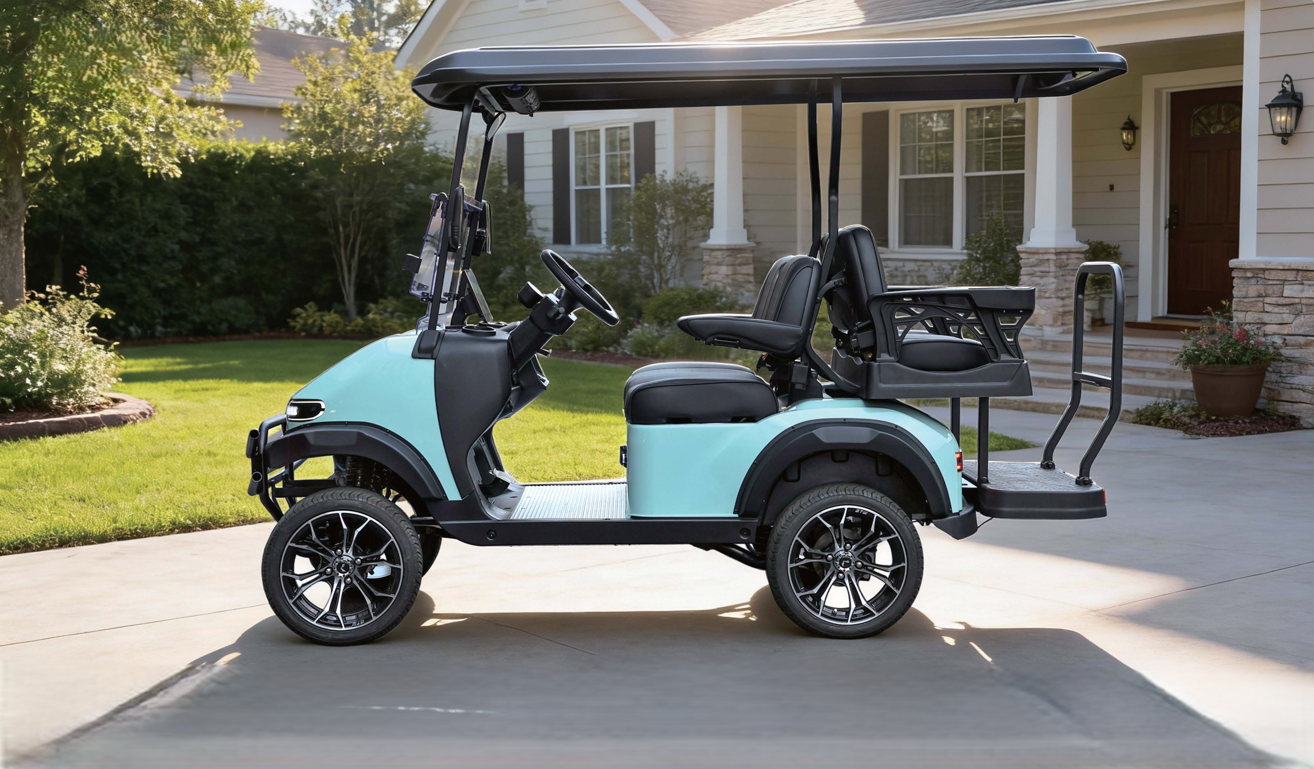 Vimo C1 premium golf cart serving as your everyday companion for elegant golf course transportation